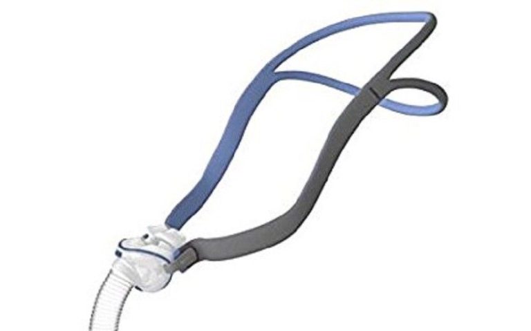 ResMed AirFit P10 Nasenkissen-CPAP-Maske mit Kopfbedeckung