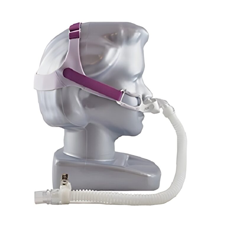 Philips Respironics GoLife für Frauen Nasenkissenmaske mit Kopfbedeckung