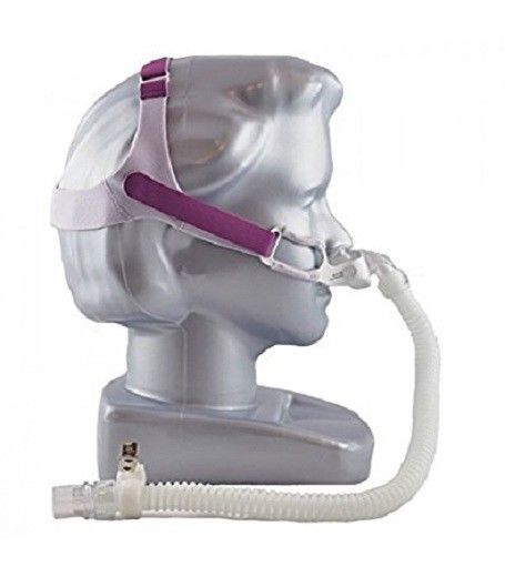 Philips Respironics GoLife für Frauen Nasenkissenmaske mit Kopfbedeckung