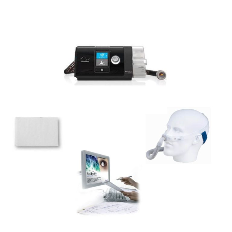 ResMed AirSense 10 AutoSet – Gerät, Maske, Filter und Software