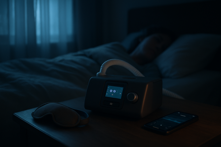 CPAP-Druckregelung