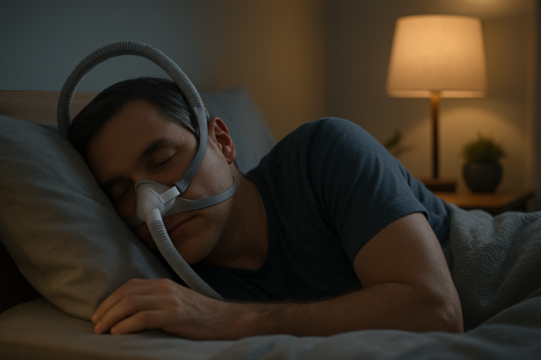 Optimale CPAP-Maskenwahl für Seitenschläfer: Die Vorteile der ResMed AirFit P10